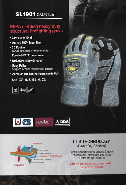 FireBolt SL Structural Firefighting Gloves
